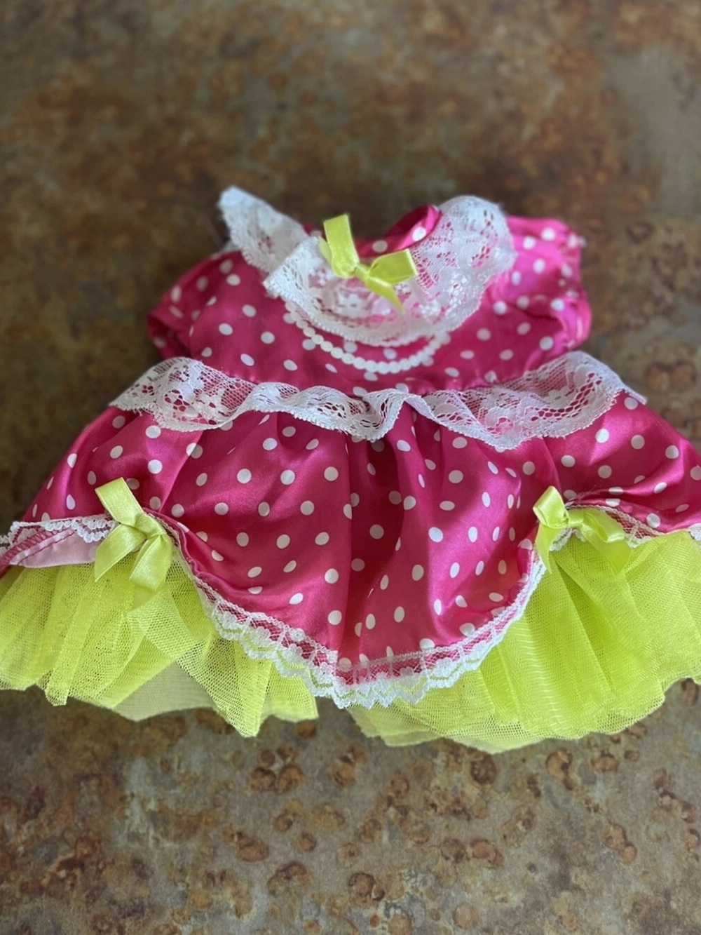 Build-A-Bear Jewel Sparkles Polka Dot Dress Lalaloopsy Doll Clothes BABW